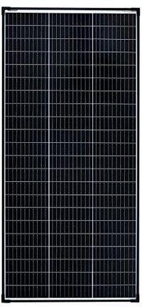 EnjoySolar Monokristallijn zonnepaneel 150 W - 36 V - 182 mm - 10 bus-bars - voor camper, balkon, tuinhuisjes, boot