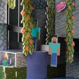 Paladone Minecraft 3D Constructiekit, 40-delige Ondergrondse Grot-scene, Geen Lijm of Schaar Vereist, Officieel Gelicentieerd