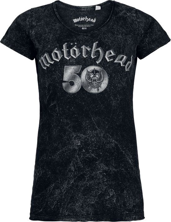 Motörhead Core 50th Dames T-shirt - grijs - L