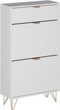 Vicco Helge Schoenenkast – 60 x 107.5 cm 2 compartimenten Wit