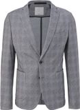 s.Oliver BLACK LABEL s.Oliver Heren Geruit Colbert Grafiet 50