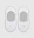 Calvin Klein - 2 Pack Footie - Shiny logo - wit - 39/42