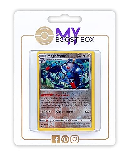 my-booster Magnézone (Magnezone) 107/189 Holo Reverse - Myboost X Epée et Bouclier 10 Astres Radieux - Doos met 10 Franse Pokemon kaarten