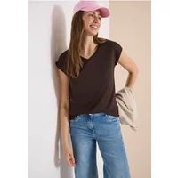 Cecil Shirt met overhangende schouders en V-hals