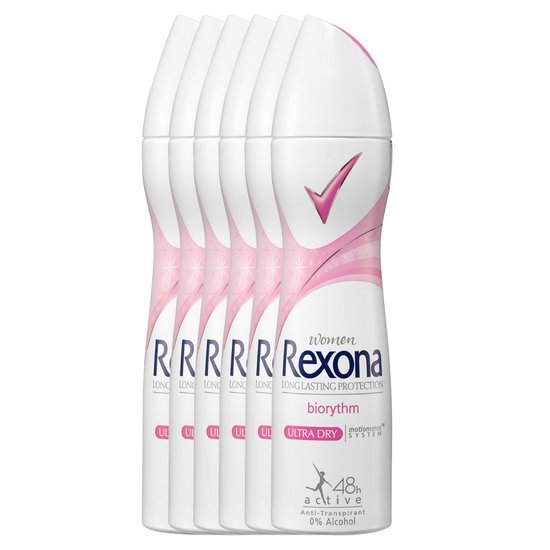 Rexona W Deo Ultra Dry Biorythm 150ML 6x