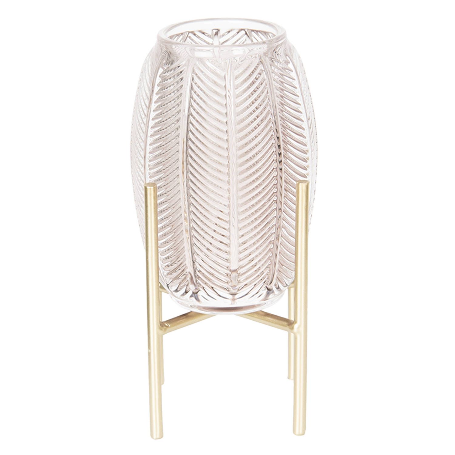 Clayre & Eef Waxinelichthouder ø 12x18 cm - 8717459684218