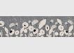 Abstractiebloemen, AG Design AWB 8412 Abstractiebloemen Zelfklevende Rand Keuken Woonkamer Meerkleurig 500 x 13,8 cm