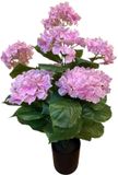 Merkloos Mansion Atmosphere Kunstplant Hortensia lichtroze 65cm
