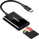 Ugreen 2-in-1 USB-C Kaartlezer voor Telefoons en Laptops met een Snelheid van 5 Gbps