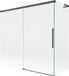 Mexen Rox L badscherm 2-vleugelig schuifbaar 170 + 70 x 150 cm, transparant, geborsteld gun gray