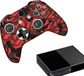 Gadgetpoint - Manette de jeu performante - Housse de manette souple - Antidérapant - Camo - Rouge - Xbox One