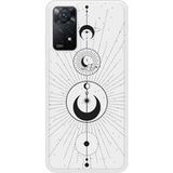 Xiaomi Siliconen hoesje compatibel met Redmi Note 11 Pro, Xiaomi Redmi Note 11 5G Moon Circles