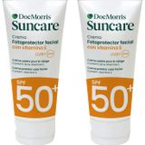 DocMorris Pack Suncare Fotoprotector Crème Visage SPF50+ 2x50ml