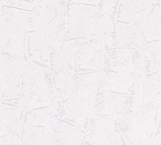 GIPSLOOK BEHANG | Structuur - Wit - A.S. Création Casual Living