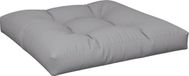 vidaXL Palletkussen 80x80x12 cm stof grijs