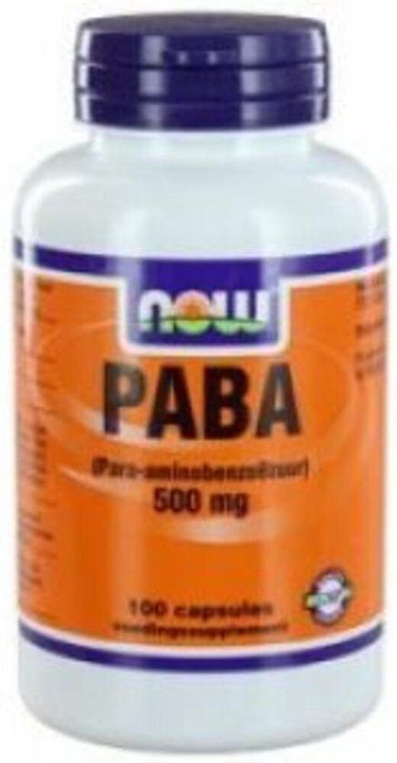 NOW Paba 500mg Capsules 100st