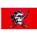 AZ FLAG Piraat Rode Schedel 150x90 cm Polyester 100D 2 Ringen