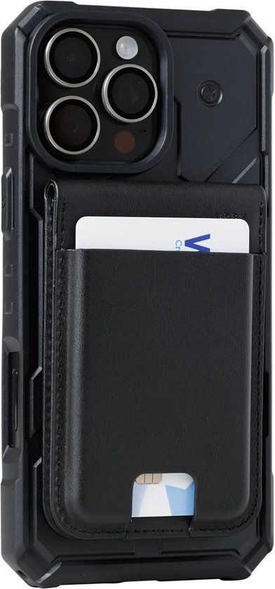 UAG Metropolis Vegan Leather Wallet geschikt voor MagSafe - Kaarthouder - Zwart