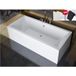 Otitec - Baignoire Rectangulaire Blanc - Quadro - 170x75 - Avec Tablier - Repose Tête Offert