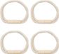 REWYTAZ set de 4 pièces de attaches magnétiques pour rideaux - Blanc cassé