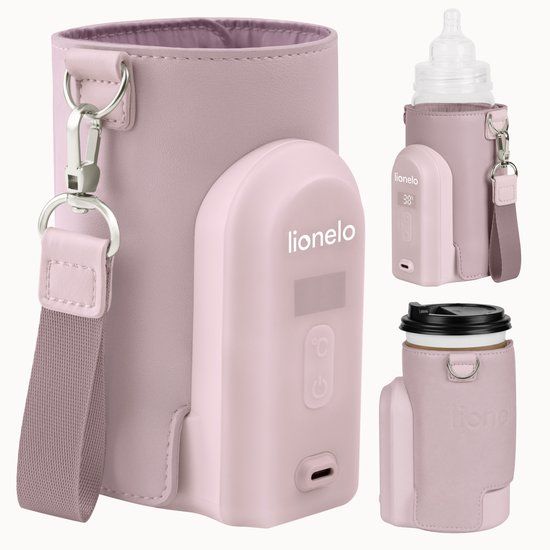 Lionelo Thermup Go Evo Flessenwarmer - Roze