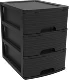 EDA Ladeblok/bureau organizer A5 - wit - 3 lades - stapelbaar