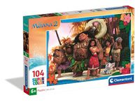 Clementoni Kinderpuzzel 104 delen Supercolor Disney Moana 2