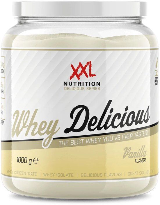 XXL Nutrition Whey Delicious - Vanille - 1000g