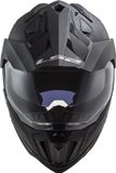 LS2 MX701 Explorer Alter Matt Zwart Fluo Geel ECE 22.06 Adventure Helm - Helm