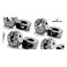 Absima Moyeu Hexagonal De Roue Alu 7075 T6 Offset +1.75mm 1/10
