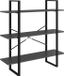 vidaXL Boekenkast 100x30x105 cm bewerkt hout grijs