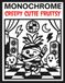 Monochrome Creepy Cutie Fruitsy: Spooky Funny Designs To Color Using One Black Pen For All Ages
