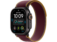 Apple Watch Ultra 4 GPS + Cellular 49mm Black Titanium Case - Burgundy Trail Loop M/L Smartwatch
