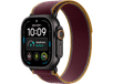 Apple Watch Ultra 4 GPS + Cellular 49mm Black Titanium Case - Burgundy Trail Loop M/L Smartwatch