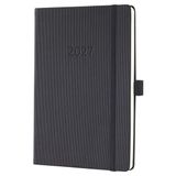 SIGEL Conceptum Weekagenda A5 2027 Zwart Hardcover Verticale Lay-out