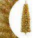 vidaXL - Kunstzinnige - Slanke - Kerstboom - met - Ballen - 180 - cm - 300 - LED's
