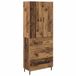 vidaXL Highboard Oud Hout 69,5 x 34 x 180 cm