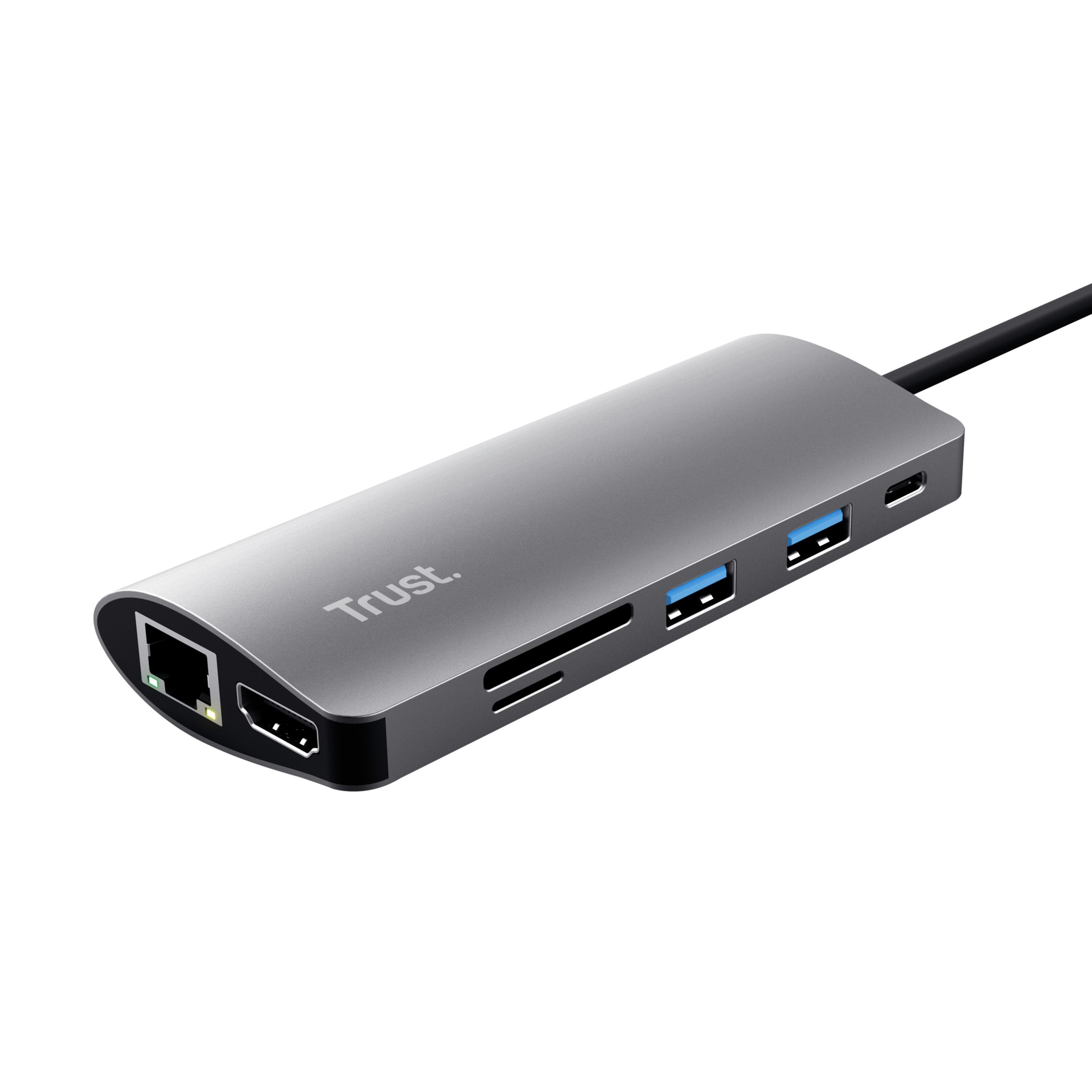 Trust DALYX 7-in-1 USB-C Adapter - Aluminum