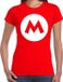 Bellatio Decorations Mario loodgieter - verkleed t-shirt - rood - voor dames - carnaval - cartoon shirt - kleding / kostuum XXL