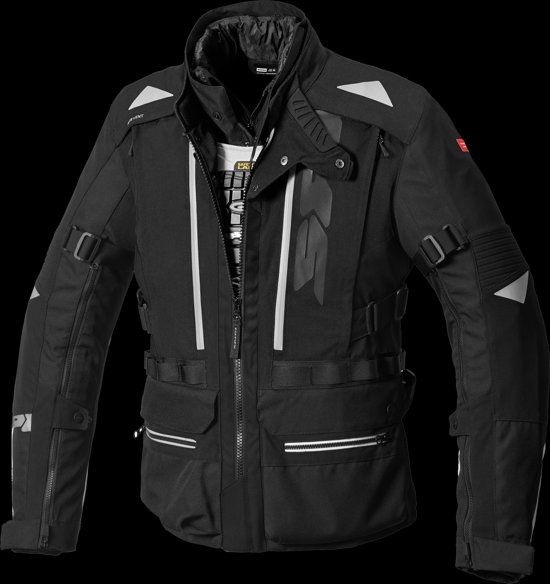 Spidi ALLROAD H2OUT BLACK MOTORCYCLE JACKET L