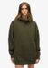 Superdry Tattoo Hoodiejurk met Stras Dames Army Khaki
