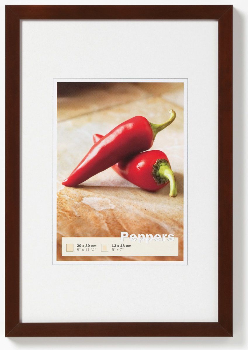Walther Peppers Fotolijst - 20x30 cm - Walnoot