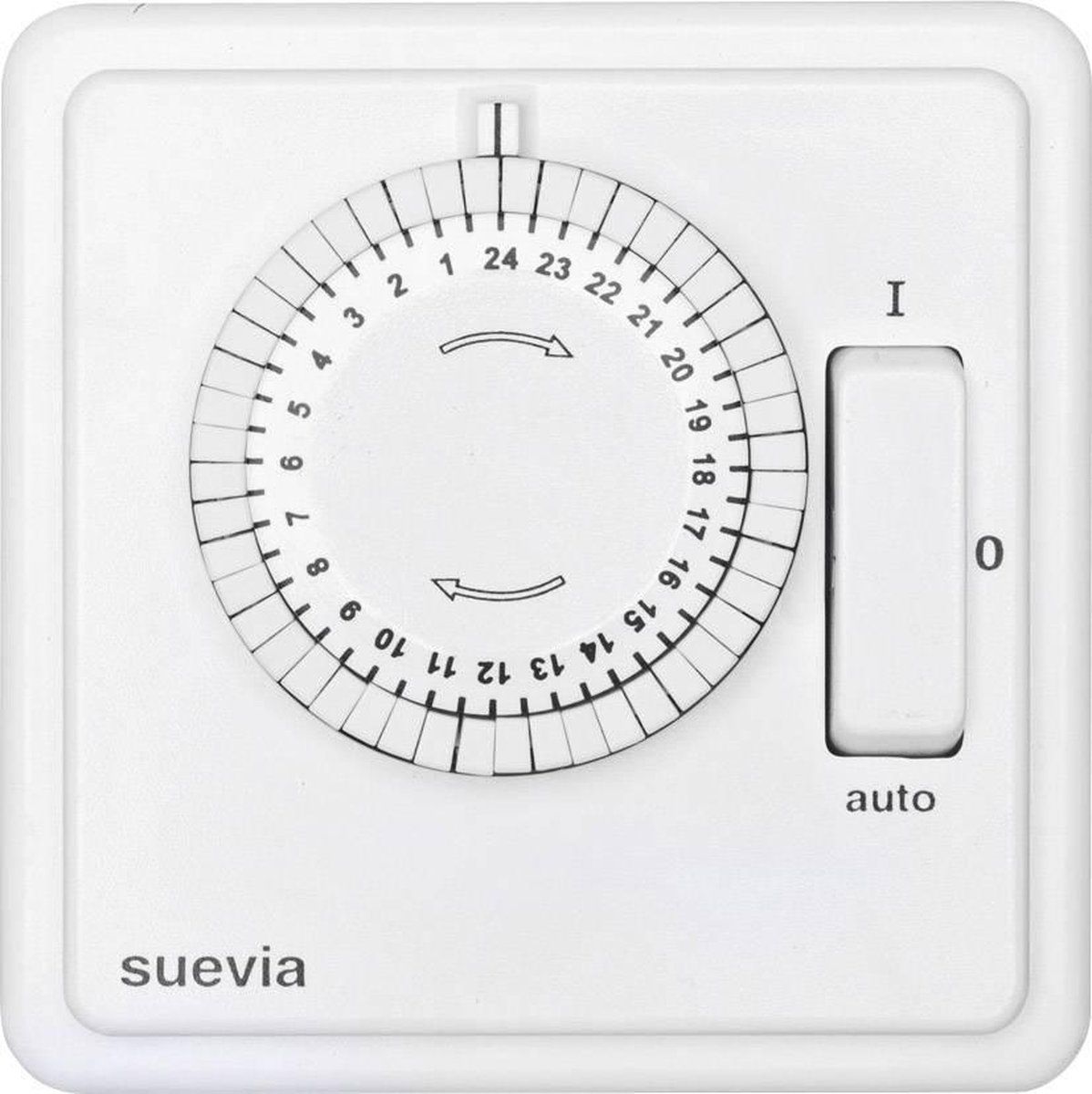 Suevia SU280447 Inbouwschakelklok Analoog Dagprogramma 1200 W IP20