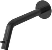 Hotbath Buddy Fonteinkraan - uitloop 18.6cm - inbouw - inkortbaar Geborsteld zwart PVD