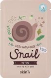 SKIN79 Fresh Garden Mask Snail maska w płacie śluz ślimaka 23g