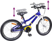 vidaXL Kinderfiets 18 Inch Blauw en wit