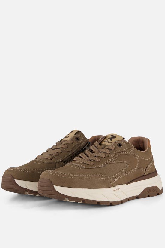 Rieker Lage Sneakers H-leest Groen Leer Maat 40