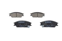 Bosch BP578 Remblokken auto vooras, Bosch-kwaliteit, minder geluid en stof, ECE-R90-gecertificeerd, kopervrij, 1 set van 4 remblokken