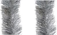 Decoris Kaemingk B.V. Kerstslingers - 3 stuks - Zilver - Folie - 10 x 270 cm