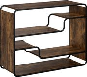 vidaXL Dressoir Gerookt eiken 98 x 37,5 x 75,5 cm Bewerkt hout